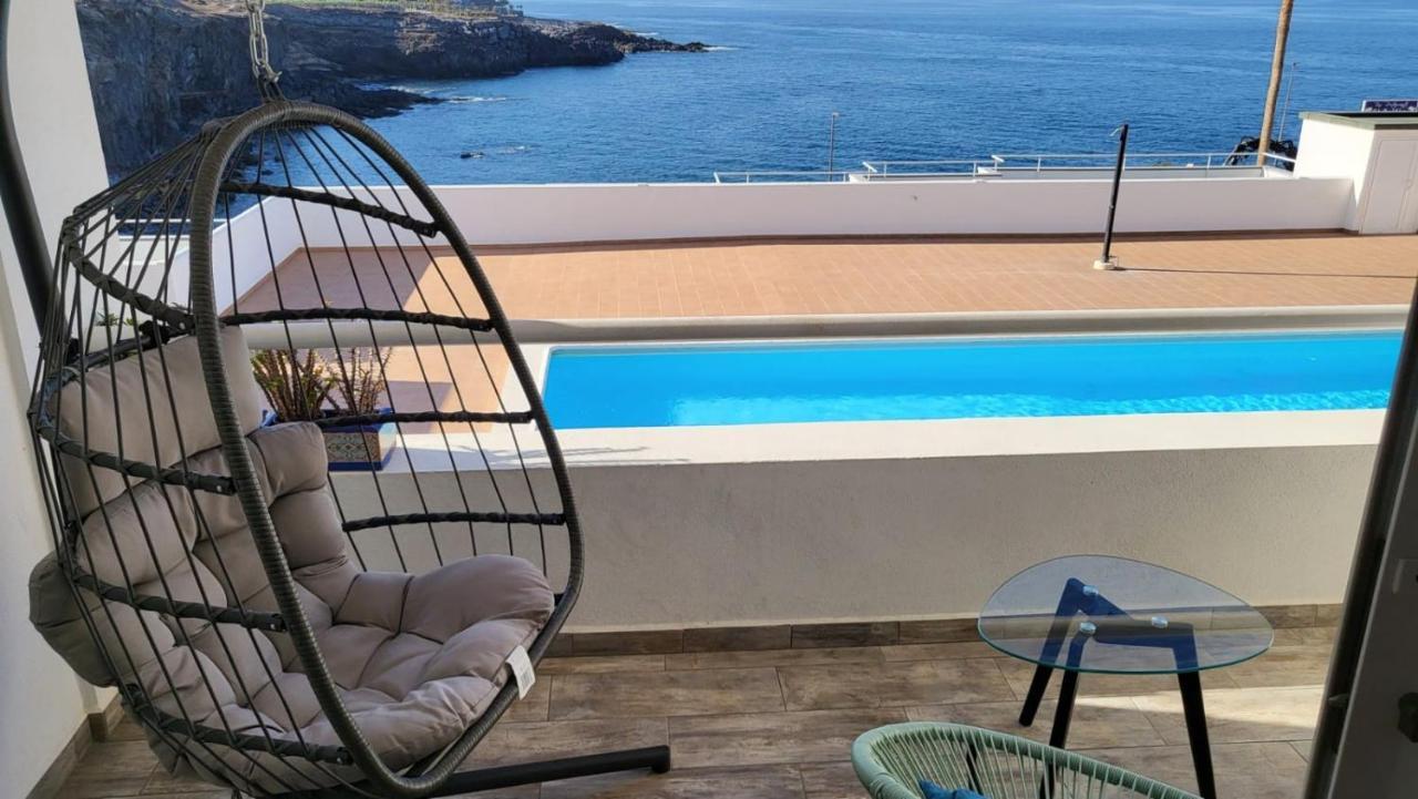 En Primera Linea De Mar Y Piscina - Apartamento Azur - El Ancla - Callao Salvaje - Costa Adeje Lägenhet Exteriör bild